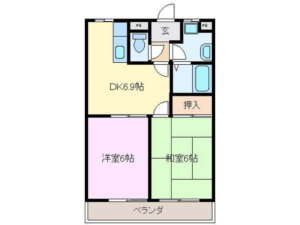 ミルフィーユの物件間取画像